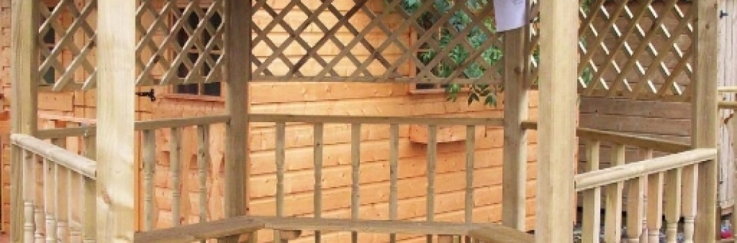 McT Woodproducts; Gazebos - Steel Roof
