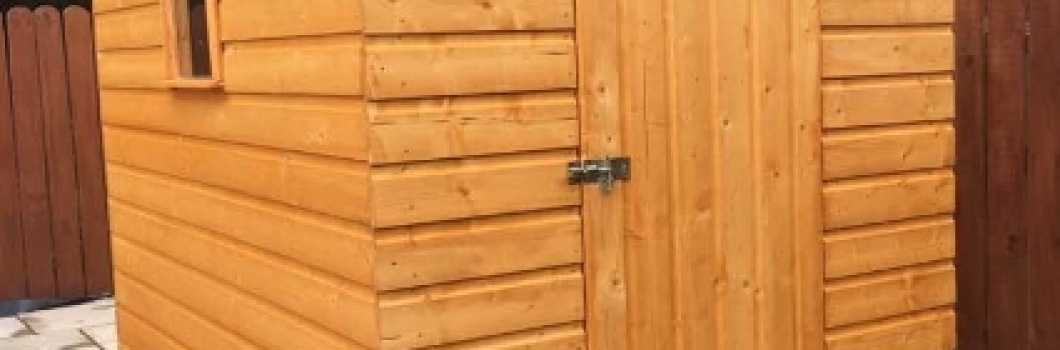McT Woodproducts; Timber Sheds - Steel Roof - select from Drop Down Menu